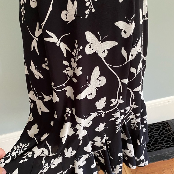 RSVP by Talbots - Elegant Black Patterned Dress - Picture 4 of 7